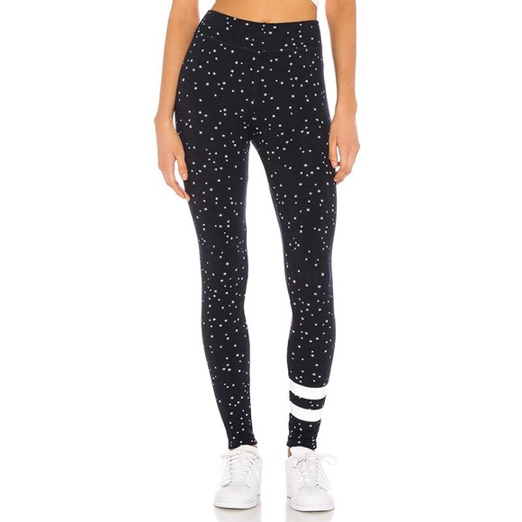 Sundry Pants - Sundry navy stars striped legging yoga pants